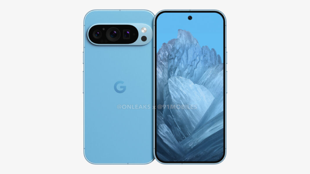 Google Pixel 9 CAD renders by 91mobiles