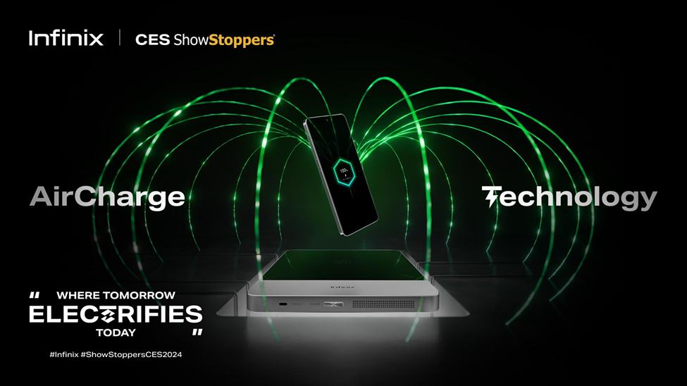Infinix CES 2024 - AirCharge technology 