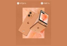 Peach Fuzz Motorola Razr 40 Ultra, Edge 40 Neo on sale in India Motorola Razr 40 Ultra and Edge 40 Neo in Peach Fuzz