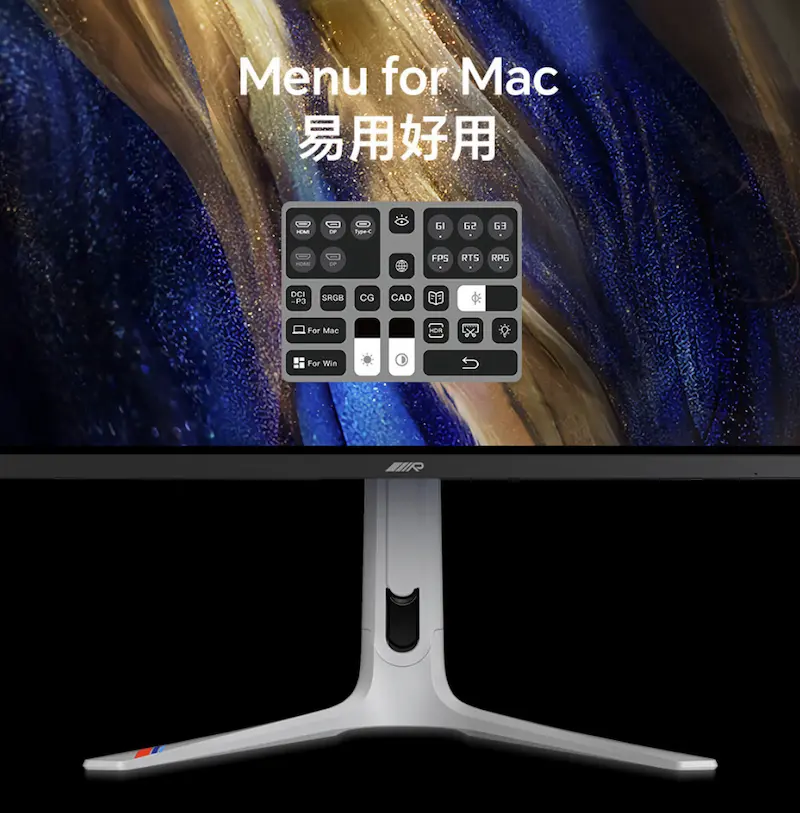 RS100 Pro Mac Menu
