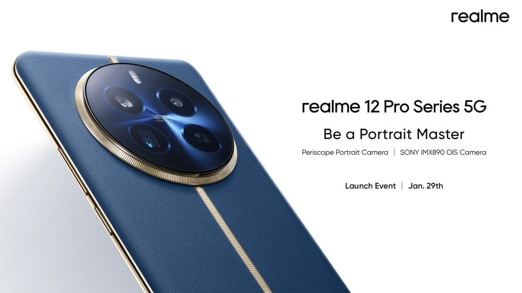 Realme 12 Pro series January 29 launch date