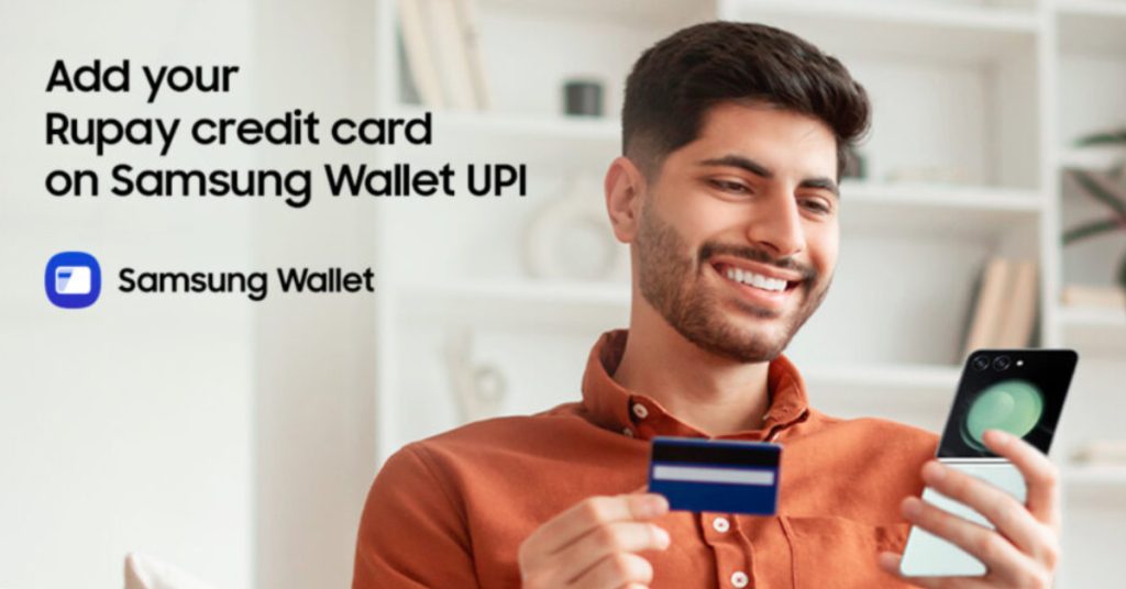 RuPay credit card UPI payments Samsung Pass India