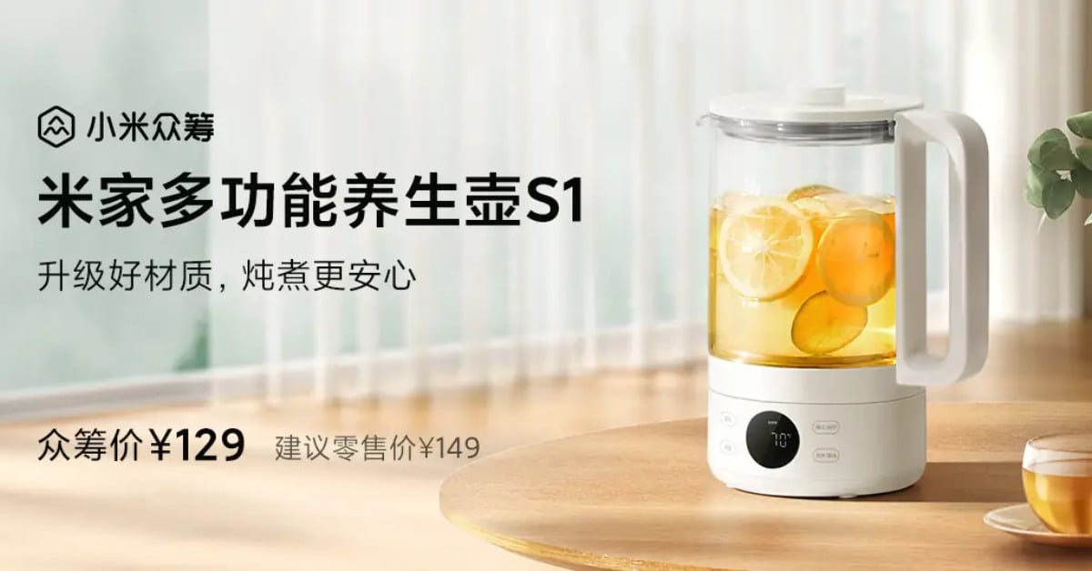 Xiaomi's new Mijia Health Pot S1 goes on crowdfunding for just $18