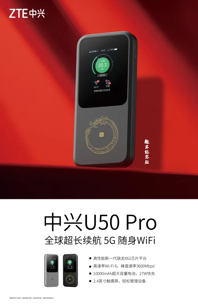 ZTE U50 Pro Year of Dragon Commemorative Edition