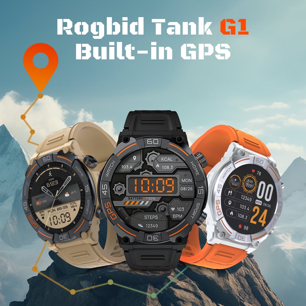 Rogbid Tank G1 GPS smartwatch