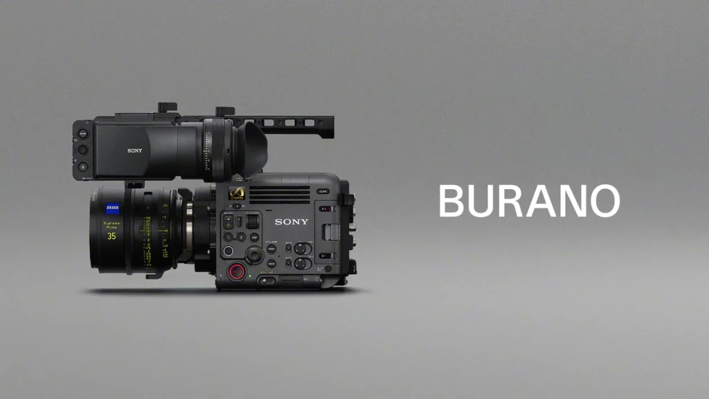 Sony BURANO 8K fullframe cinema camera with intelligent features