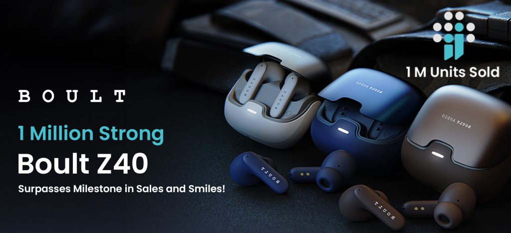 Boult confirms selling one million Boult Z40 units