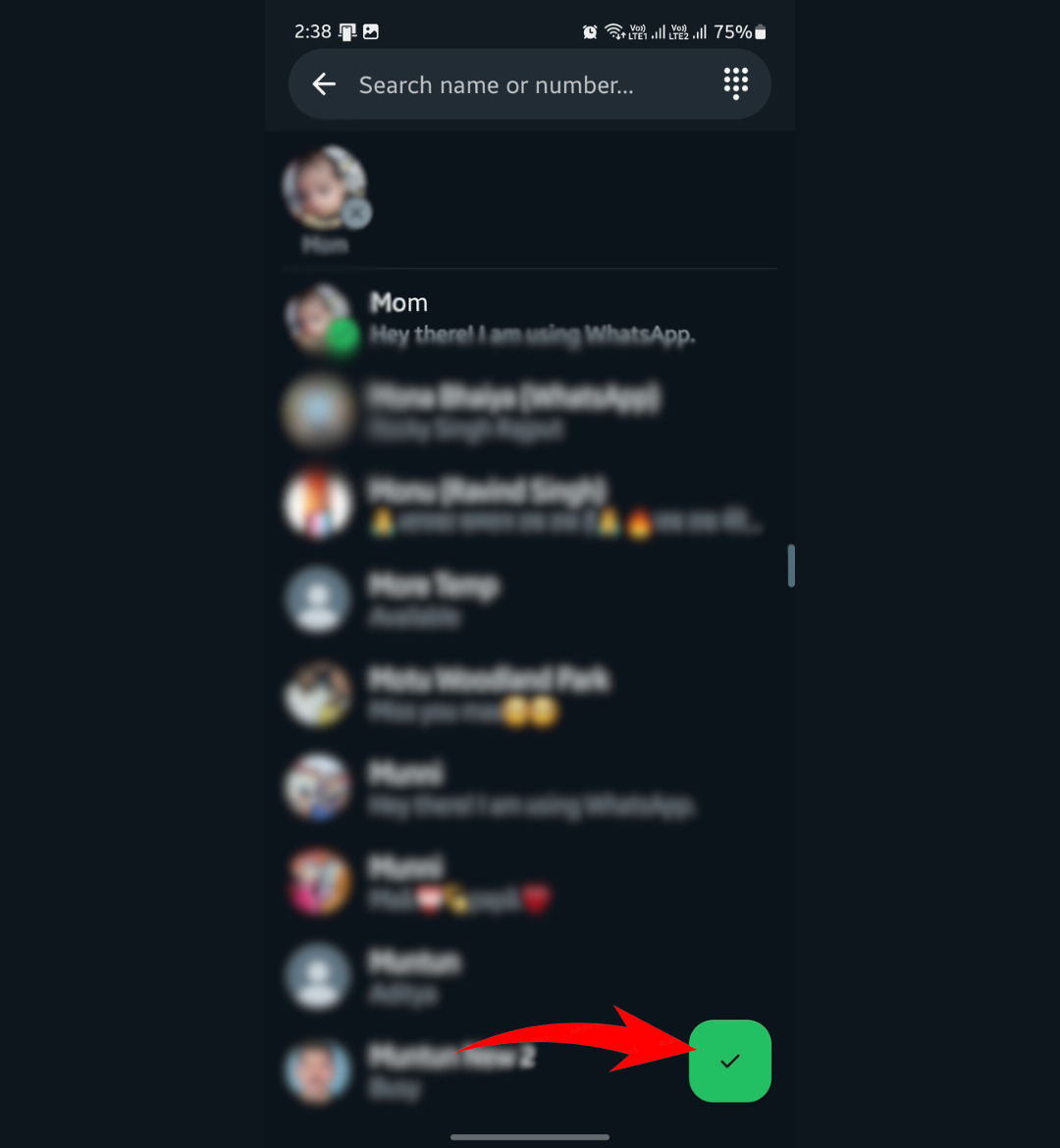 как добавить контакт в группу whatsapp