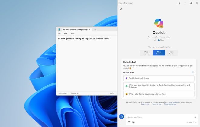 Microsoft Copilot now launches in an expanded window to give you more ...