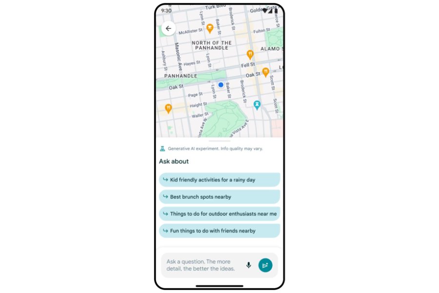 Google Maps Adds Generative AI for Personalized Place Discovery