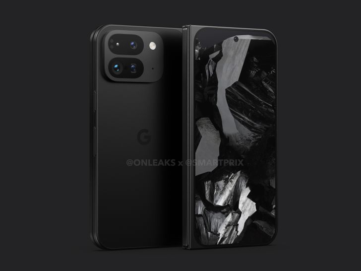 Google PIxel fold 2 CAD renders by SmartPrix / OnLeaks