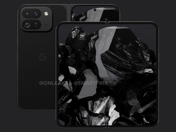 Google PIxel fold 2 CAD renders by SmartPrix / OnLeaks