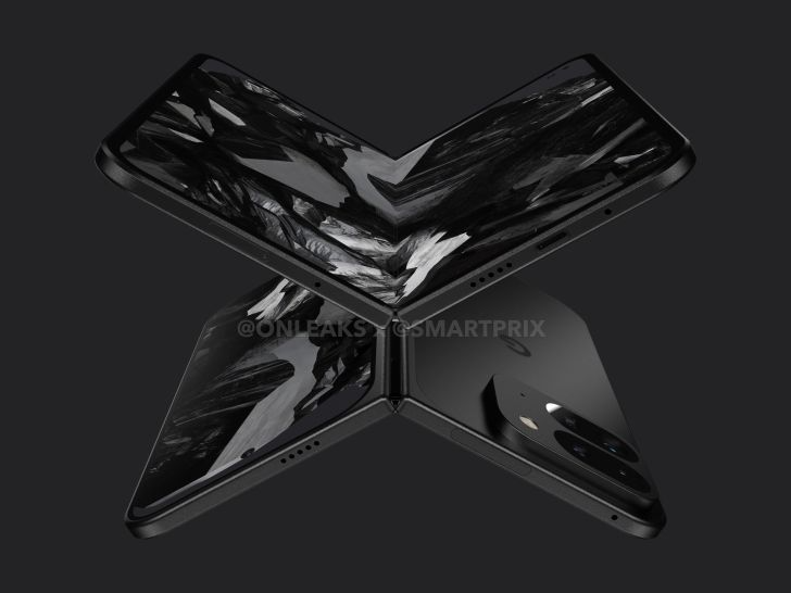Google PIxel fold 2 CAD renders by SmartPrix / OnLeaks