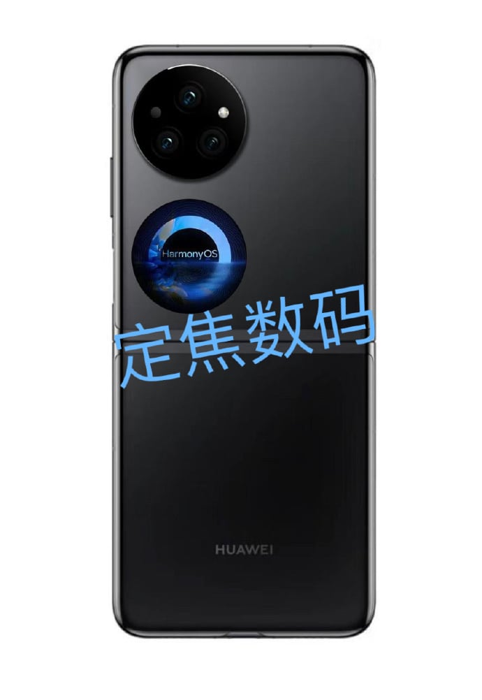 Huawei Pocket S2 Black Render