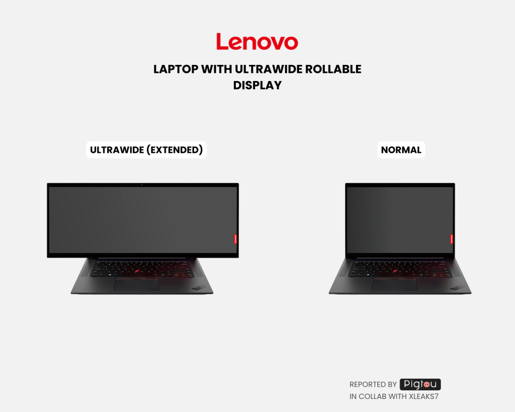 Lenovo Ultrawide Rollable Laptop Patent