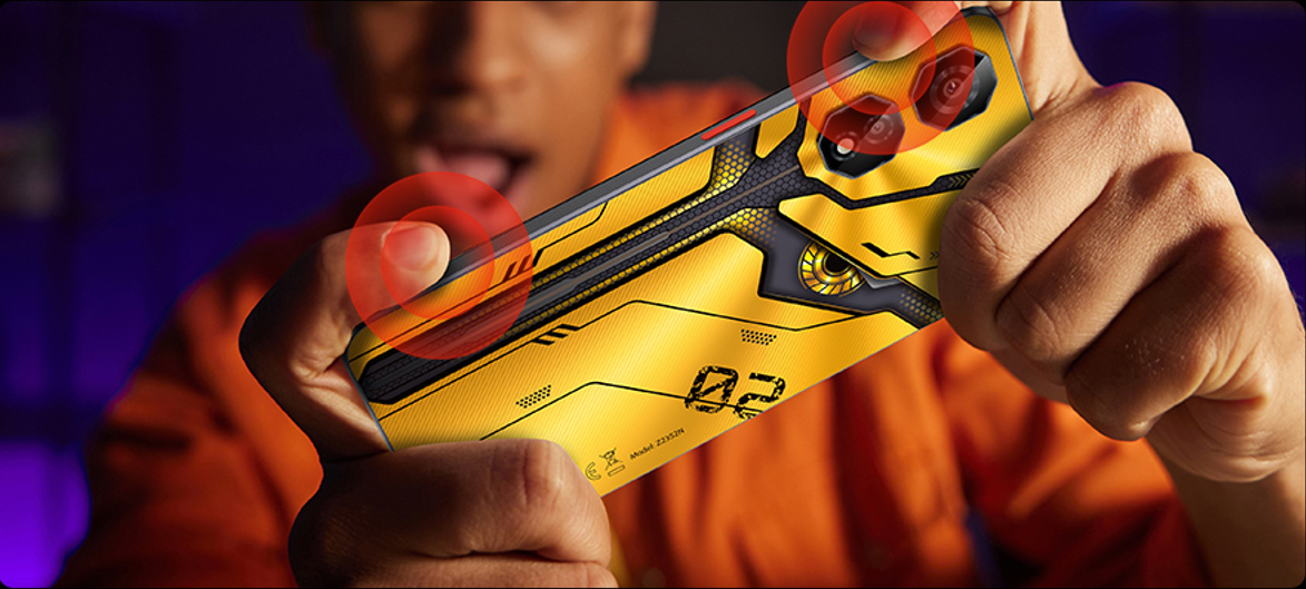 Nubia Neo 2 5G gaming smartphone with shoulder triggers Nubia Neo 2 5G gaming smartphone with shoulder triggers