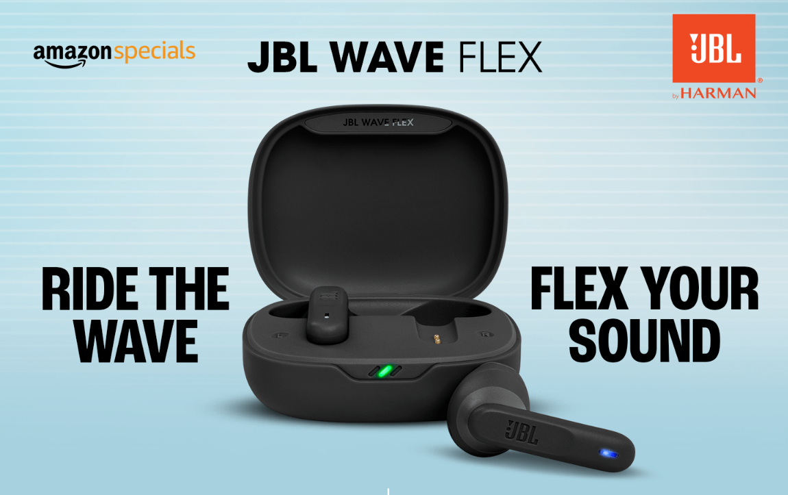 JBL Wave Flex TWS earbuds with Talk Thru feature &amp;
32 hours battery life launched in India