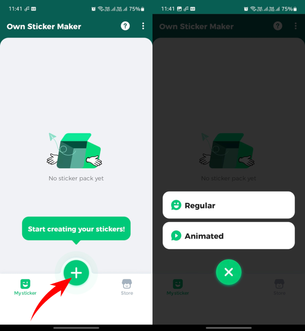 Added Sticker How to add GIFs and stickers to WhatsApp - Gizmochina