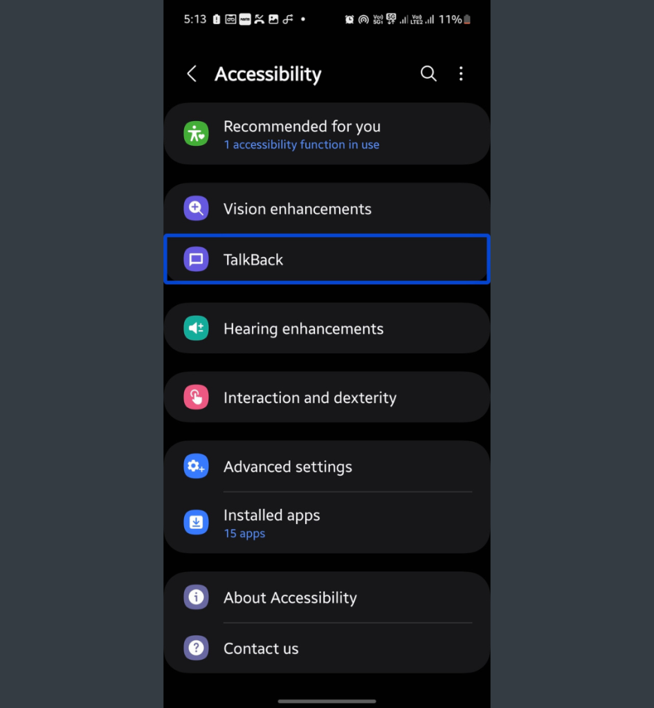 how to turn off talkback on lock screen samsung a12