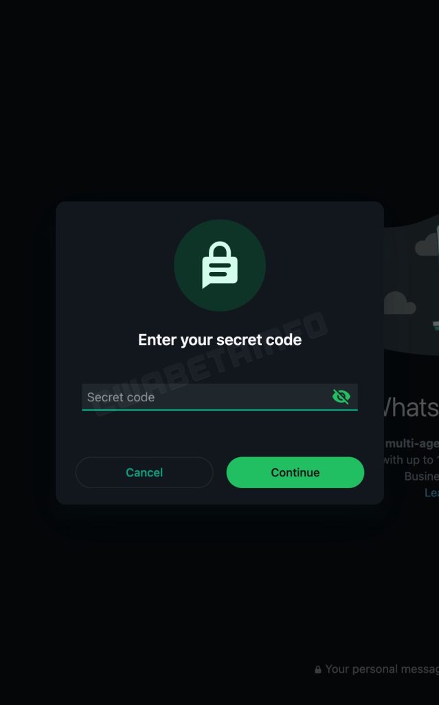 WhatsApp Web Secret Code Feature