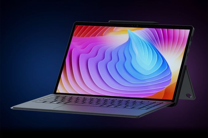 Minisforum V3 2-in-1 tablet with Ryzen 7 8840U processor and