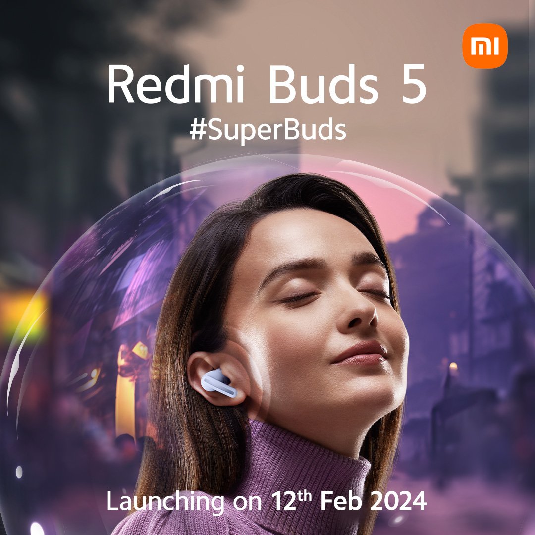 Redmi Buds 5 is set to launch in India on February 12 - Gizmochina