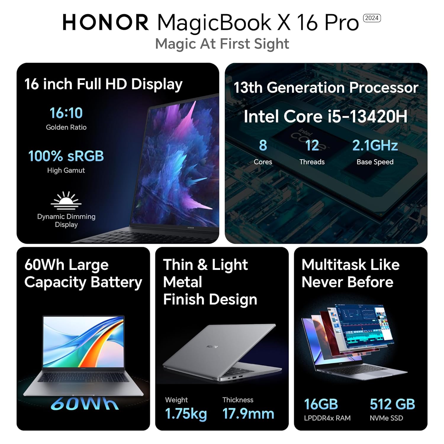 HONOR MagicBook X16 Pro 2024