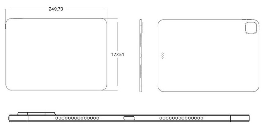 Apple's 2024 iPad Pro may get a thinner design, reveals CAD renders