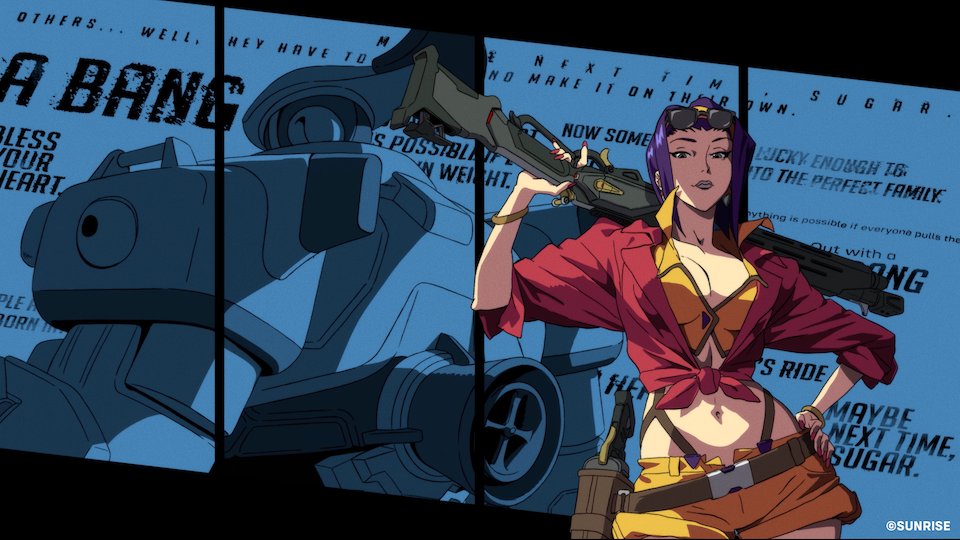 Overwatch 2 x Cowboy Bebop Ashe Faye skin