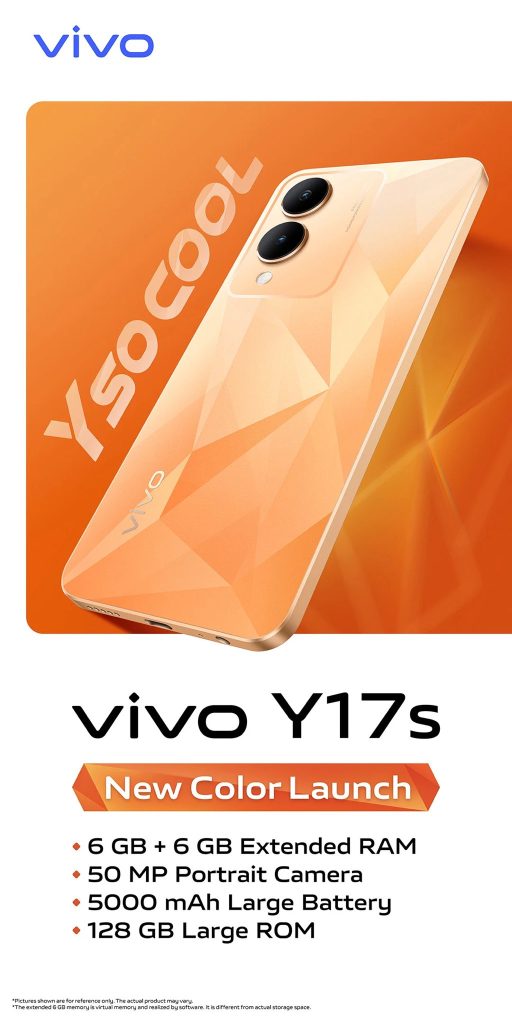 Vivo Y17s Diamond Orange