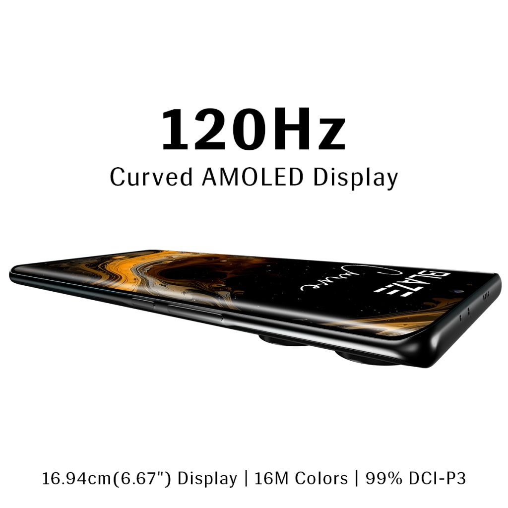 Lava Blaze Curve 5G display