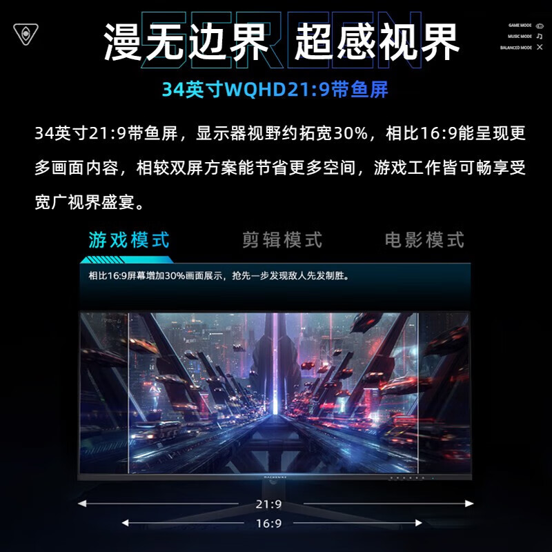 Machenike MK34QGSN2 Monitor