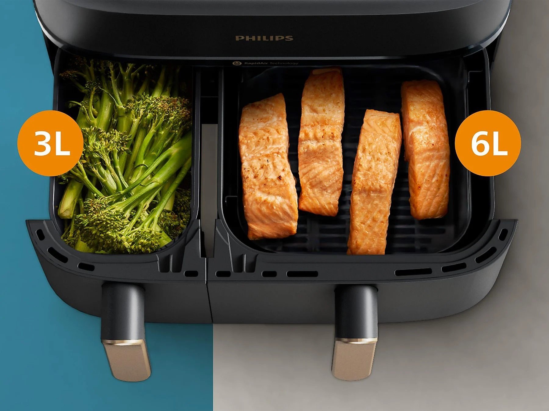 Philips 3000 Series Dual Basket Airfryer with 9liter capacity unveiled