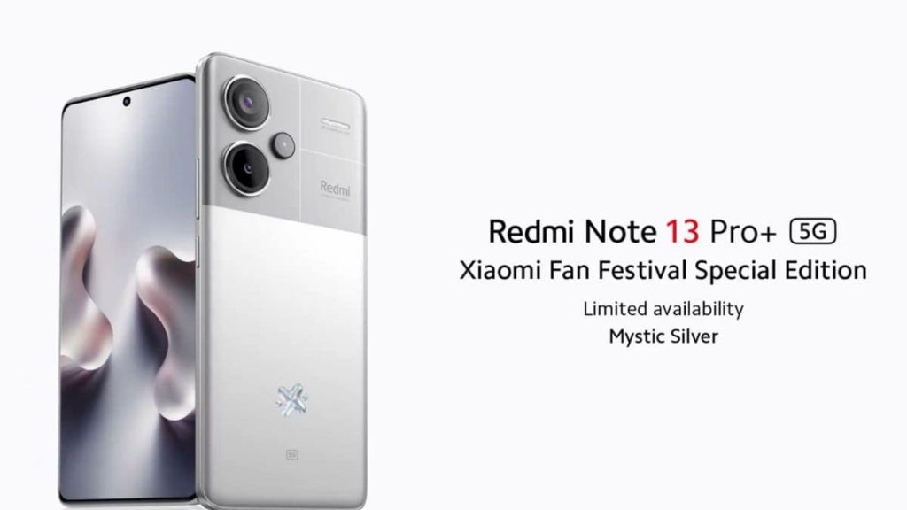 Redmi Note 13 Pro Plus 5 神秘银颜色选项