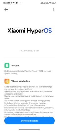 actualización hyperos 2.0 redmi note 13 pro plus 5g