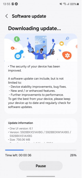 Samsung Galaxy S24 March Update