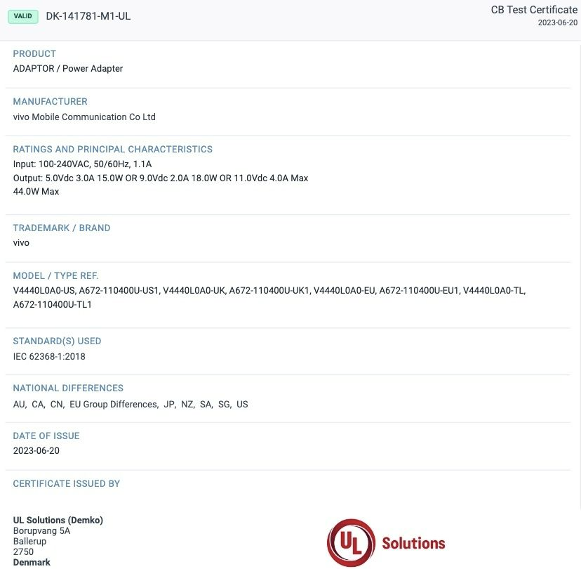 Vivo V30 SE 5G UL Demko