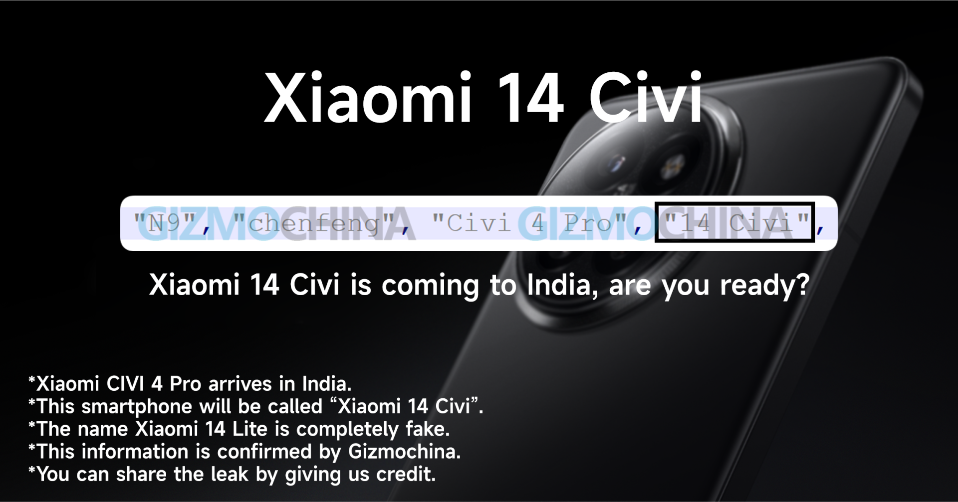 xiaomi 14 civi price in india has been leaked online