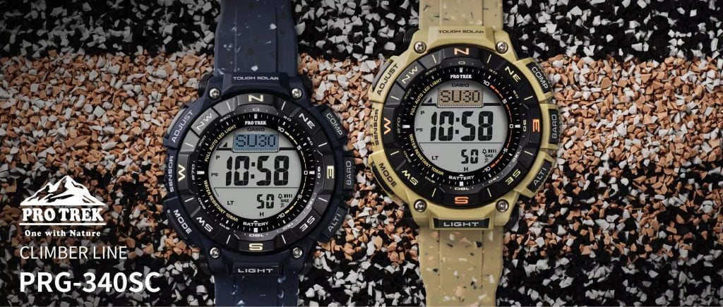 Casio PRO TREK PRG-340SC watches