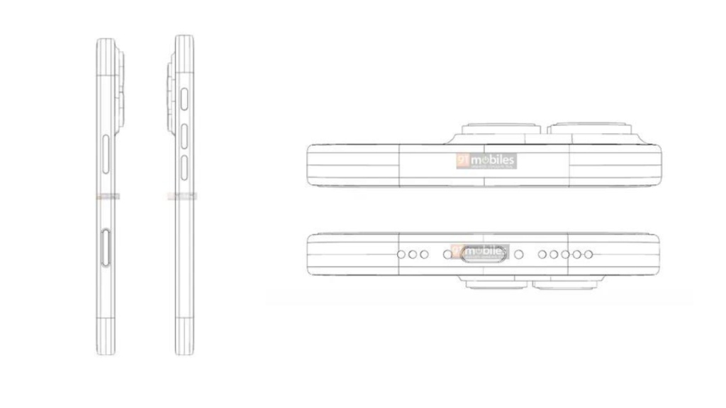 iPhone 16 Pro CAD Rendering