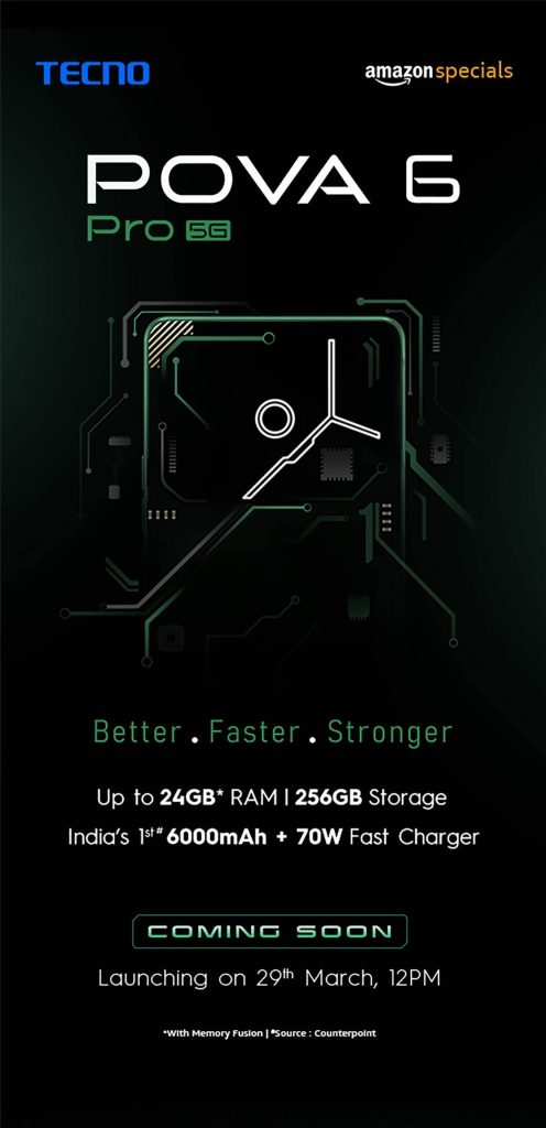 Tecno Pova 6 Pro key details