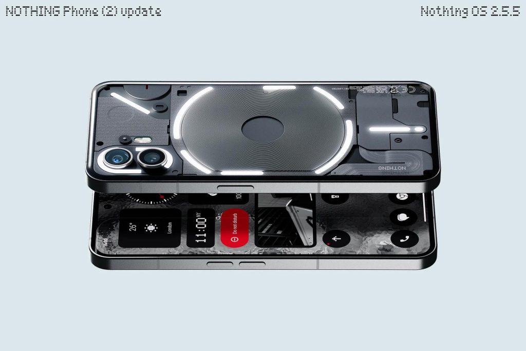 Nothing Phone 2 Nothing OS 2.5.5 更新