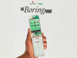 HMD Heineken x Bodega Boring Phone