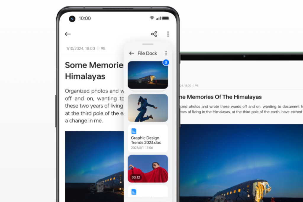 OxygenOS 14 File Dock