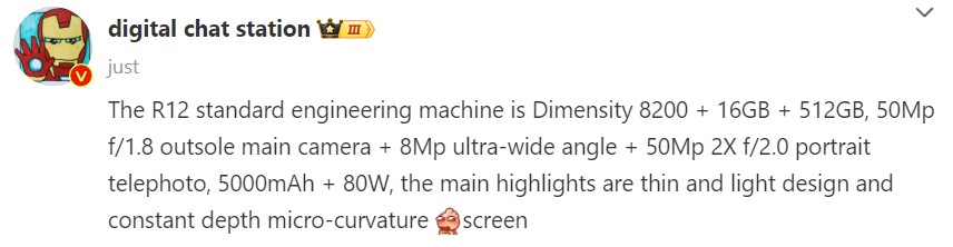 Reno 12 leak