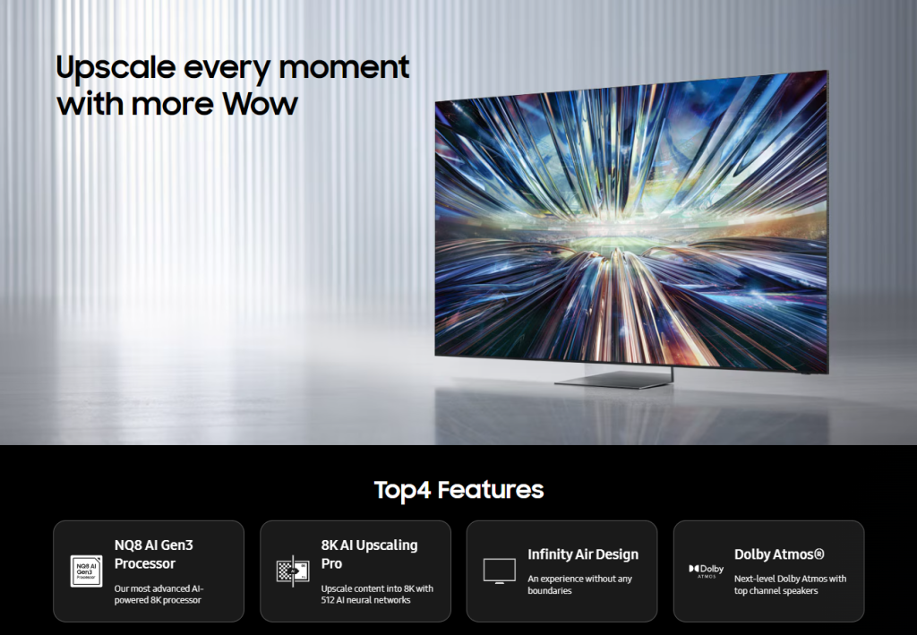Samsung Neo QLED QN900D 8K TV
