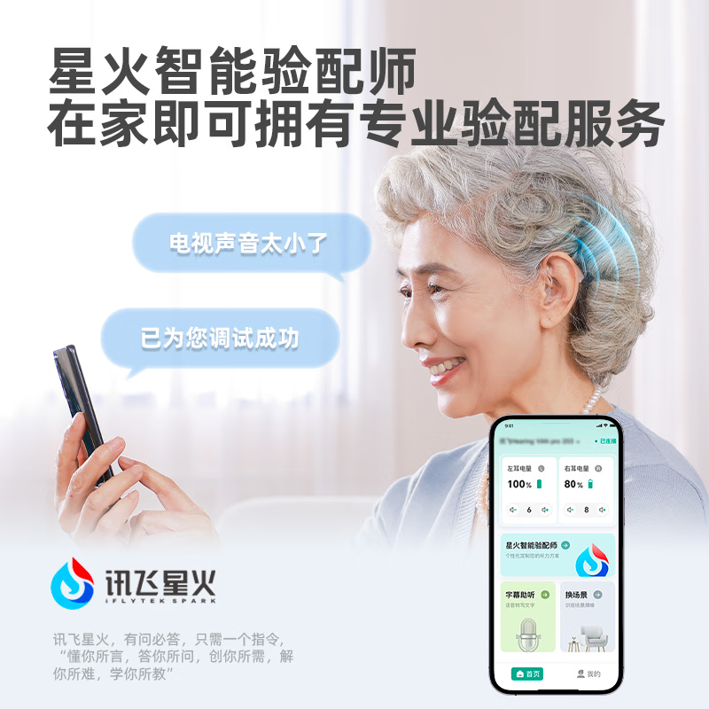 iFlytek AI Behind-the-Ear Hearing Aid