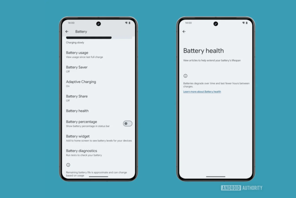 Android 15 இல் பேட்டரி ஆரோக்கியம்