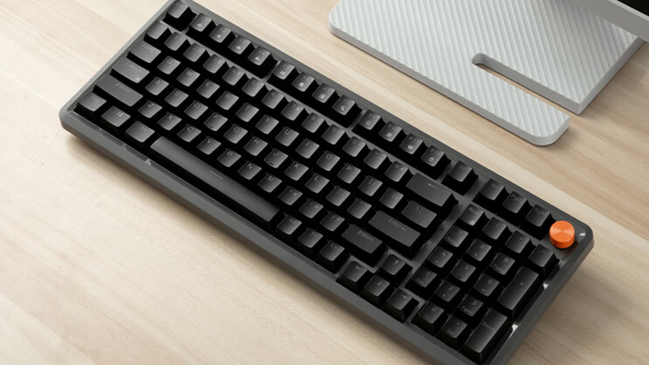 Lenovo launches MK9 mechanical keyboard with 98-key Gasket layout, Type-C,  rotary volume knob & more - Gizmochina