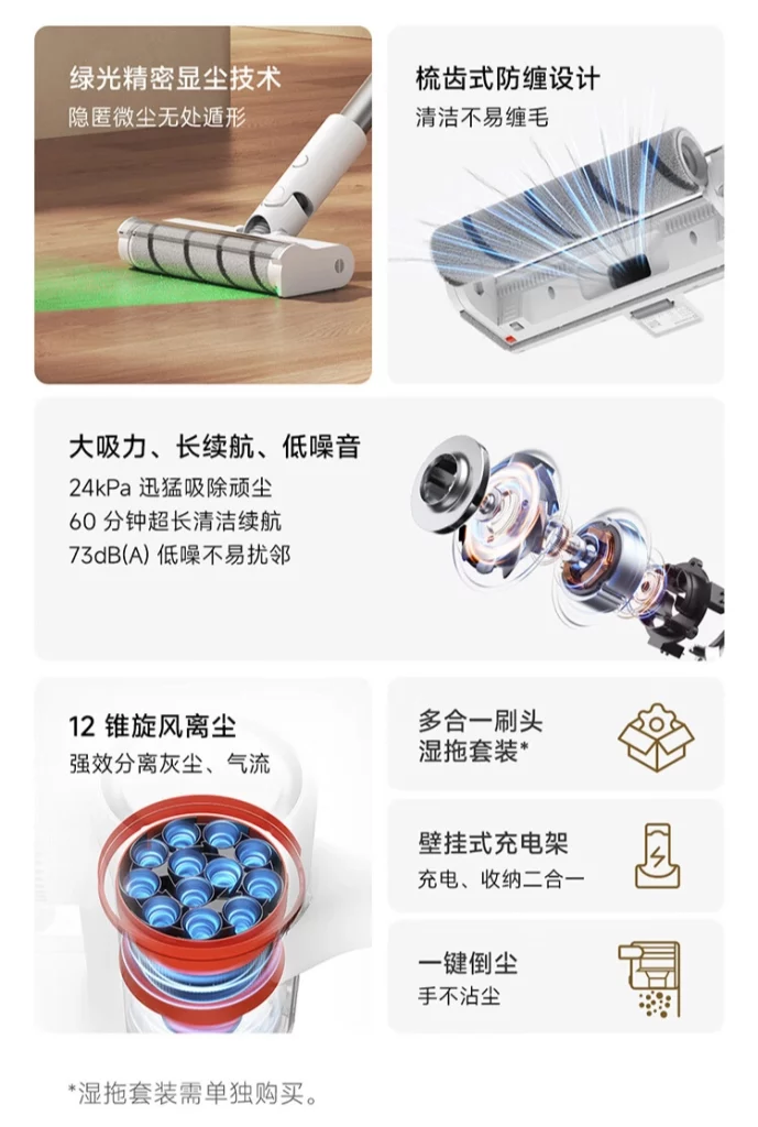 Xiaomi launches the MIJIA Wireless Vacuum Cleaner 2 Dust Display ...